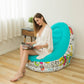 [Thoughtful Gift] Thickened Inflatable Bean Bag Chair For Adults With Footstool