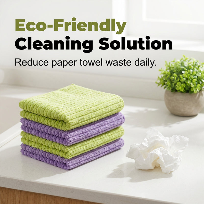 Tear-Off Cleaning Cloth Roll – Ultra-Absorbent & Lint-Free Sheets
