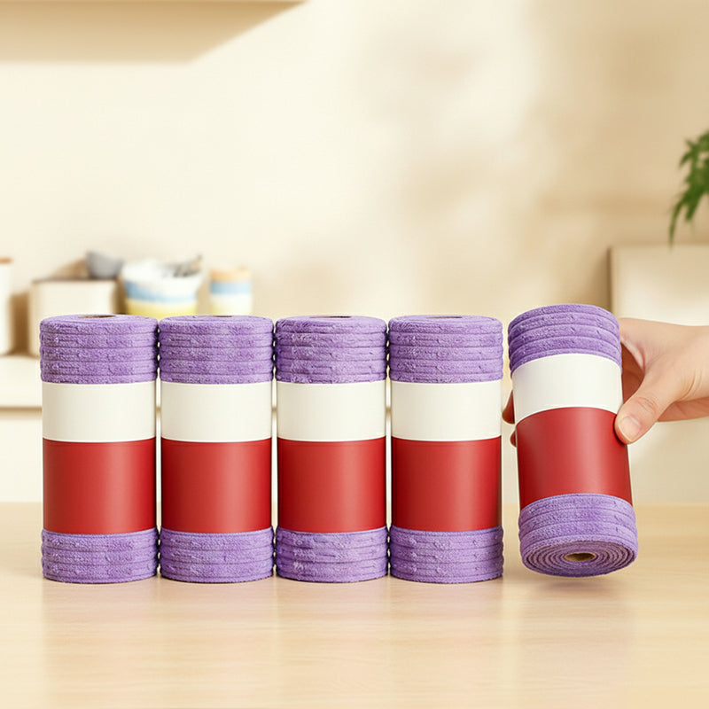 Tear-Off Cleaning Cloth Roll – Ultra-Absorbent & Lint-Free Sheets