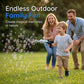 Outdoor Electric Revolver Bubble Toy for Kids