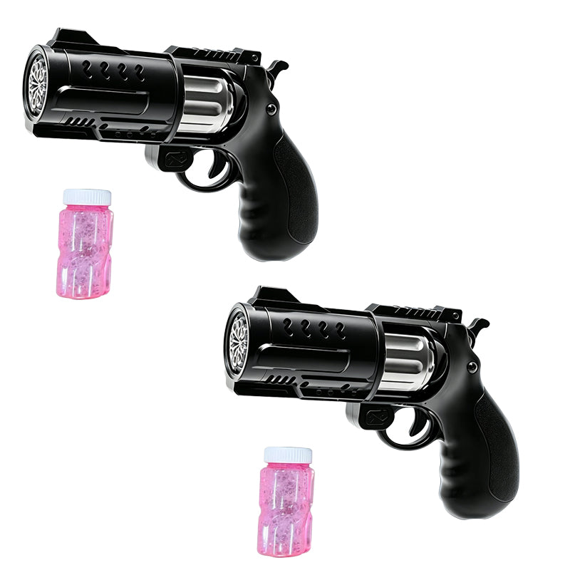 Outdoor Electric Revolver Bubble Toy for Kids
