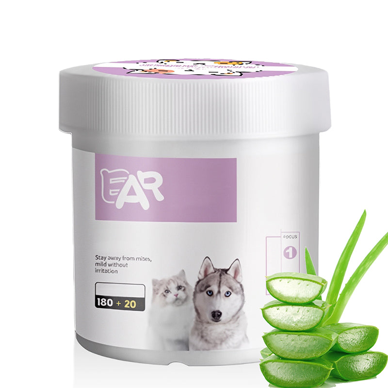 ✨️Surprise 57% Off！🐈🐕Keeping your furry friend clean matters！Natural Plant-Based Cleaning Wipes for Pet Eyes and Ears