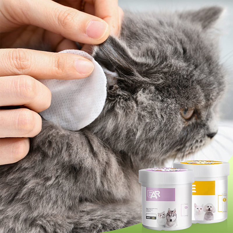 ✨️Surprise 57% Off！🐈🐕Keeping your furry friend clean matters！Natural Plant-Based Cleaning Wipes for Pet Eyes and Ears
