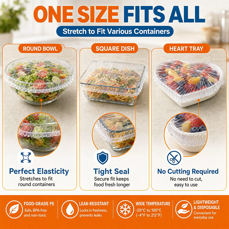 🔥Limited time  50% off！🍽️ Disposable Stretch Bowl Covers – Keep Food Fresh & Protected Easily