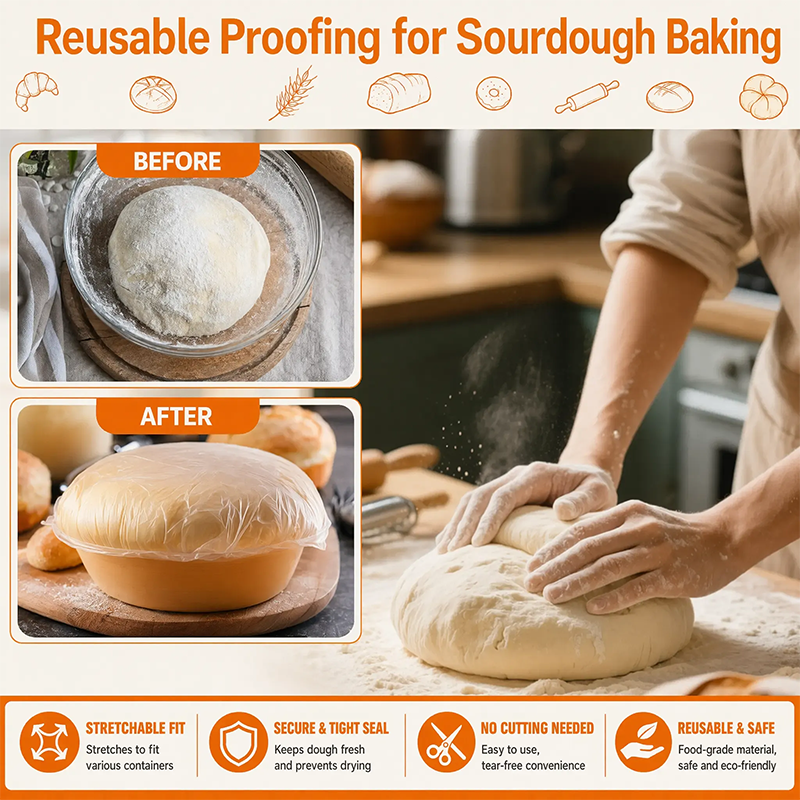 🔥Limited time  50% off！🍽️ Disposable Stretch Bowl Covers – Keep Food Fresh & Protected Easily