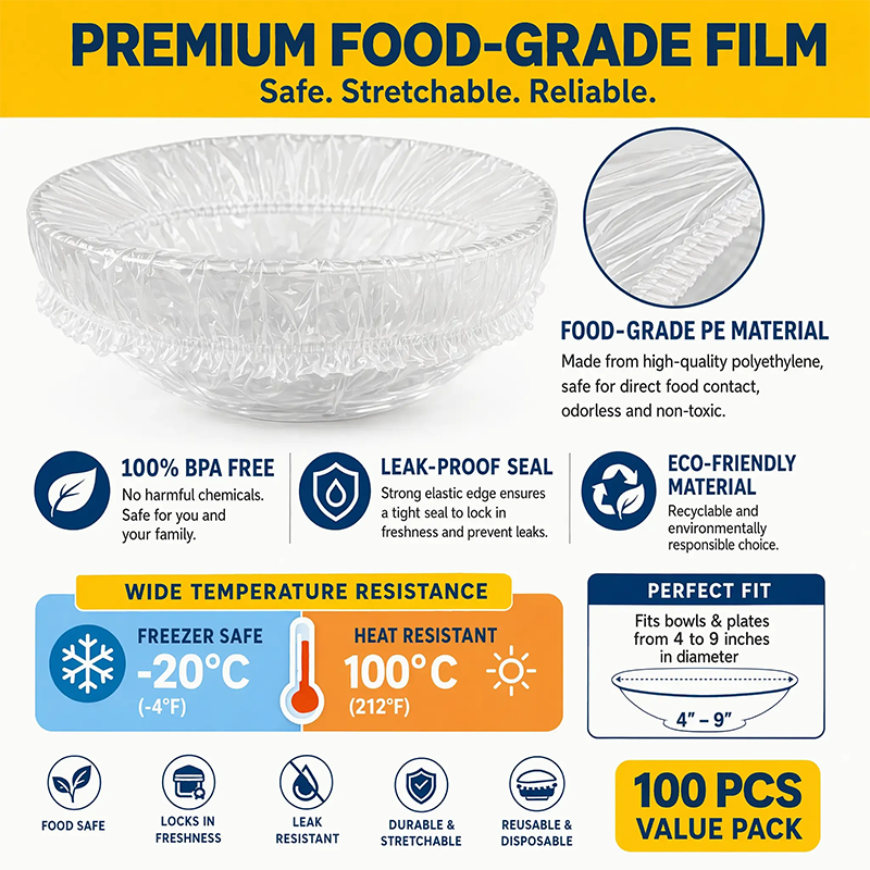 🔥Limited time  50% off！🍽️ Disposable Stretch Bowl Covers – Keep Food Fresh & Protected Easily
