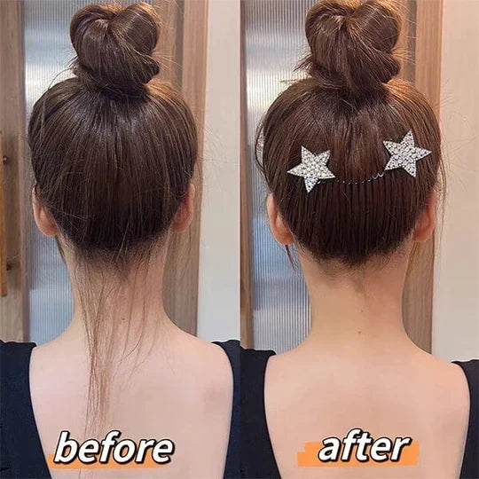 💇‍♀️✨ Flexible Invisible Hair Comb—invisible, flexible, and non-slip—instantly creates a perfectly secure hold! 🌟