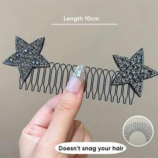 💇‍♀️✨ Flexible Invisible Hair Comb—invisible, flexible, and non-slip—instantly creates a perfectly secure hold! 🌟