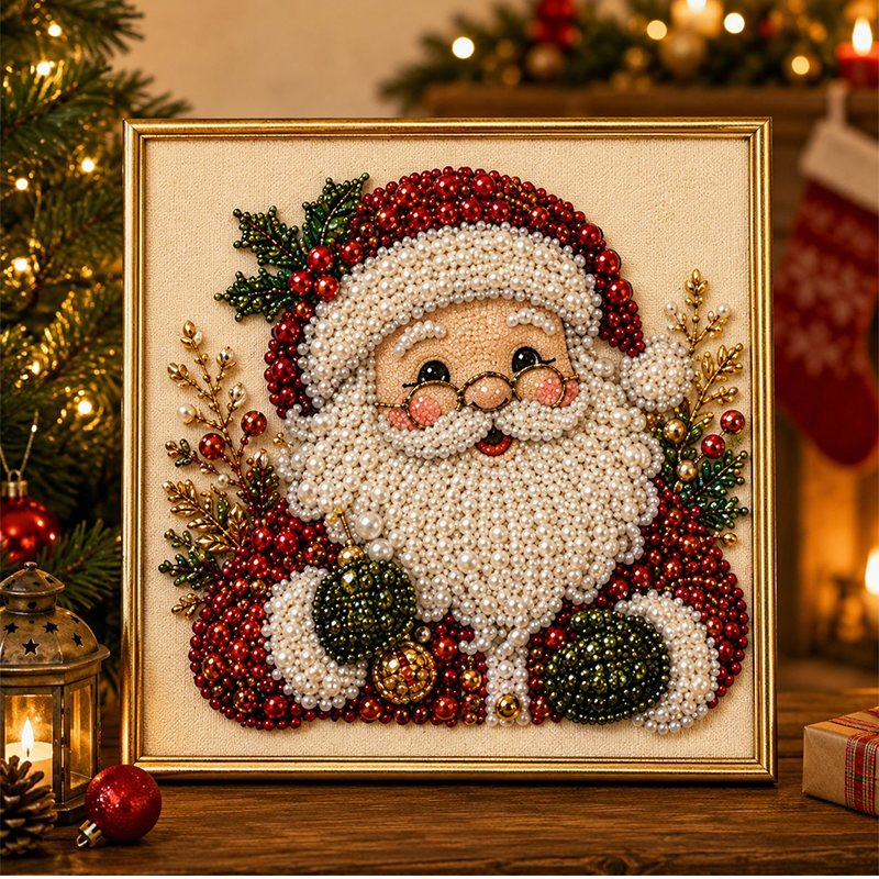 🎨💎Christmas Pearl & Rhinestone Painting Kit