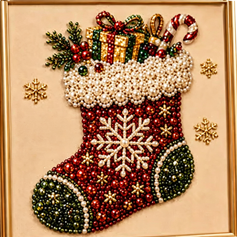 🎨💎Christmas Pearl & Rhinestone Painting Kit