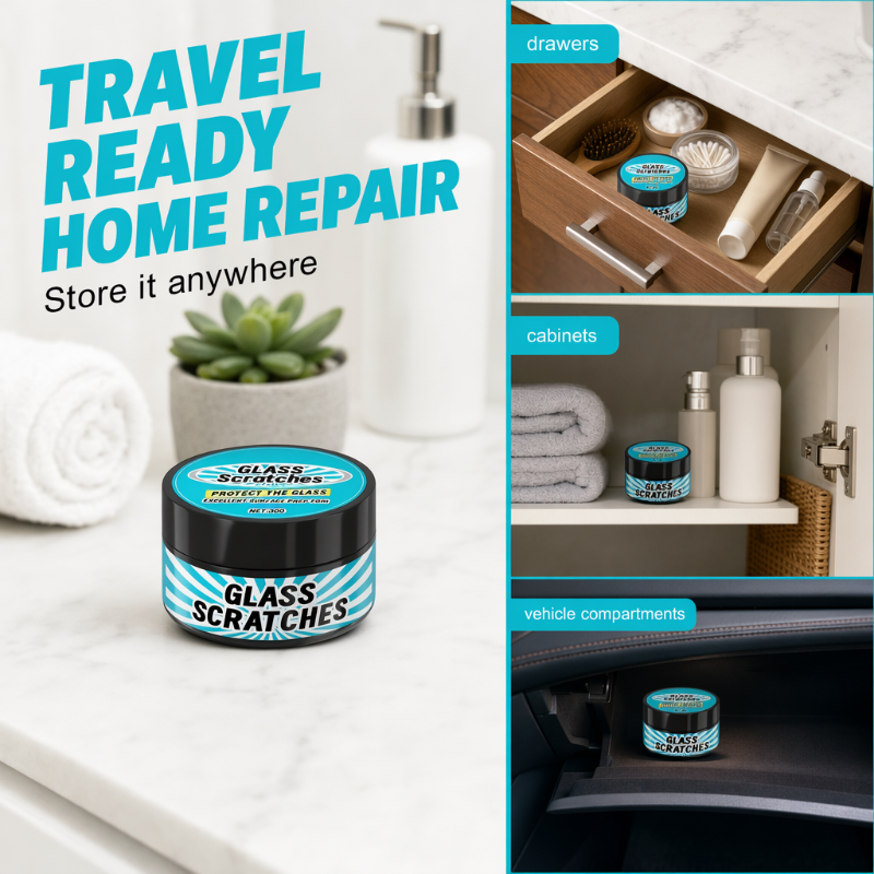 🔥Hot Sale 57% OFF🔥 Multi-Purpose Glass Scratch Repair Paste – 50g, for Windows, Mirrors & Car Glass