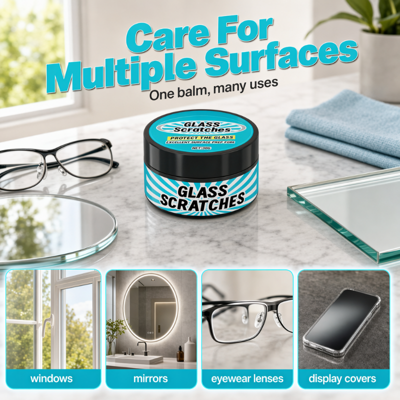 🔥Hot Sale 57% OFF🔥 Multi-Purpose Glass Scratch Repair Paste – 50g, for Windows, Mirrors & Car Glass