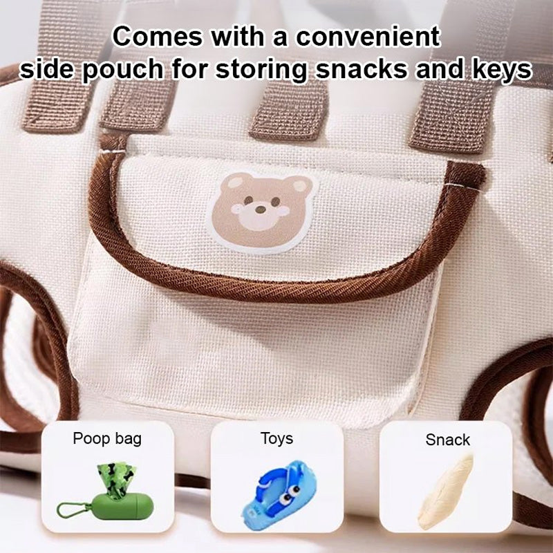 🐾 LIMITED-TIME 50% OFF! 🎒 Portable Breathable Pet Carrier Sling & Backpack – 2-in-1, Padded Strap, Adjustable 🚶