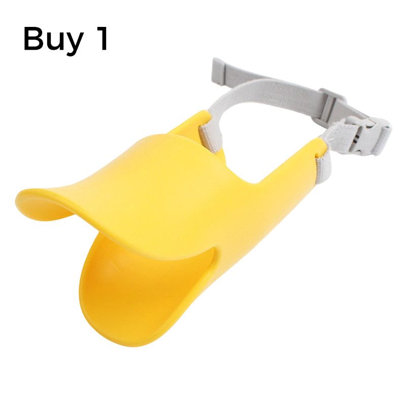🎉🎉Surprise 56% off！🐕Protect you and your furry friends！😊Cute Duck Bill Silicone Dog Muzzle