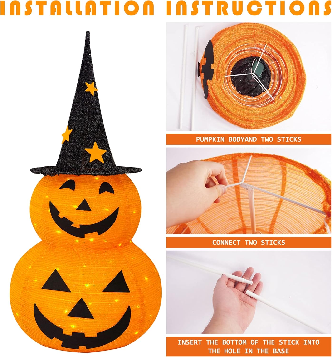 🎃 Hot sale 56% off 🎃🎃 Halloween foldable pumpkin decorations