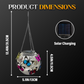 📢📢60% OFF !! ⏰🦋 Solar Iron Lantern with Butterfly Motif – Weatherproof, Bright & Decorative, Perfect for Garden, Patio & Balcony ☀️✨