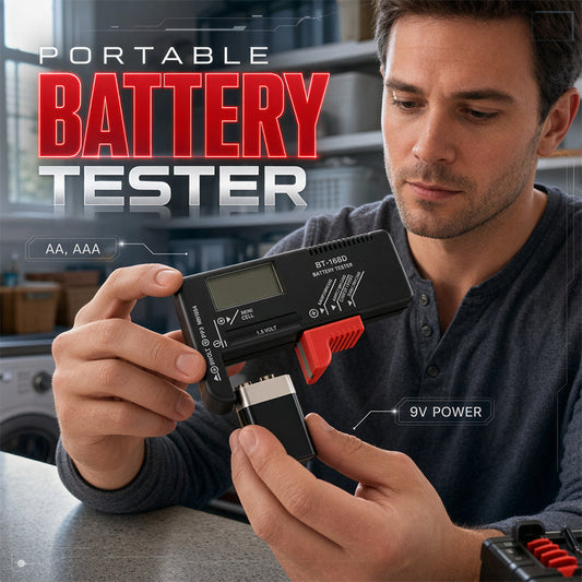 🥳2026 HOT SALE🥳📊🔦 50% OFF! Digital Battery Checker – Large LCD display shows exact remaining power. Compact & portable – test before you toss! 🧪💪