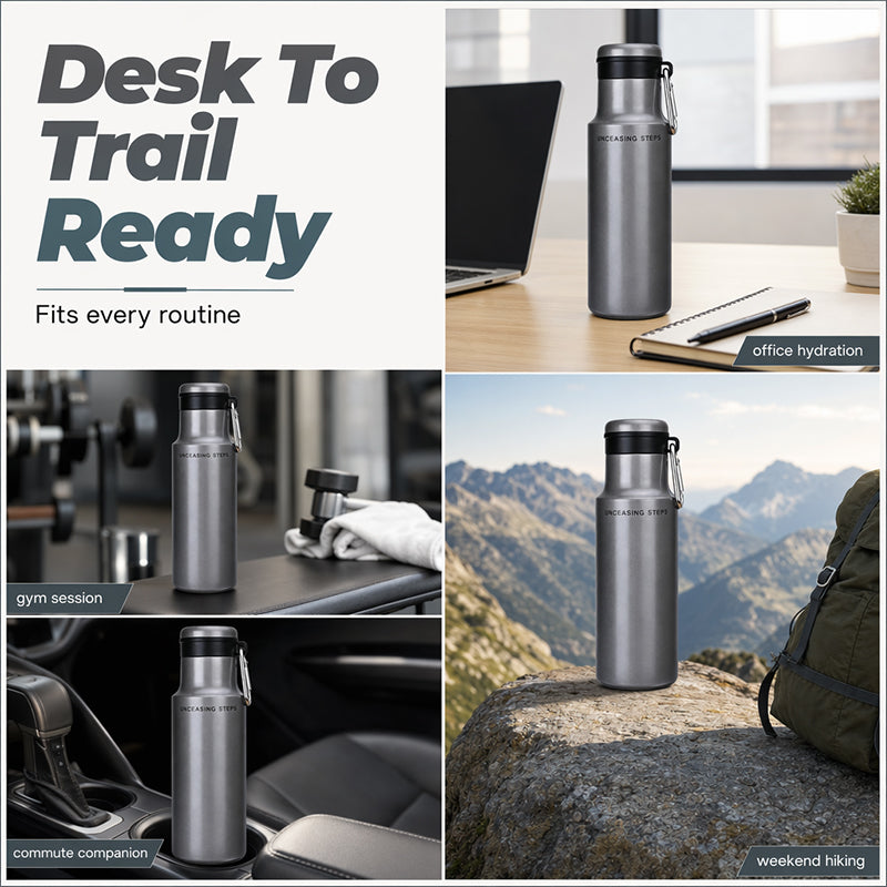 🔥Hot Sale 50% OFF🔥 Sports Insulated Stainless Steel Cup – 24H Cold, Leak-Resistant, Straw Lid 🏃