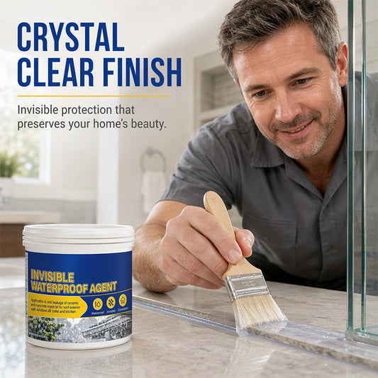 Invisible Waterproof Sealant – Clear, Brush-On, Quick-Dry, for Roof Wall Sink
