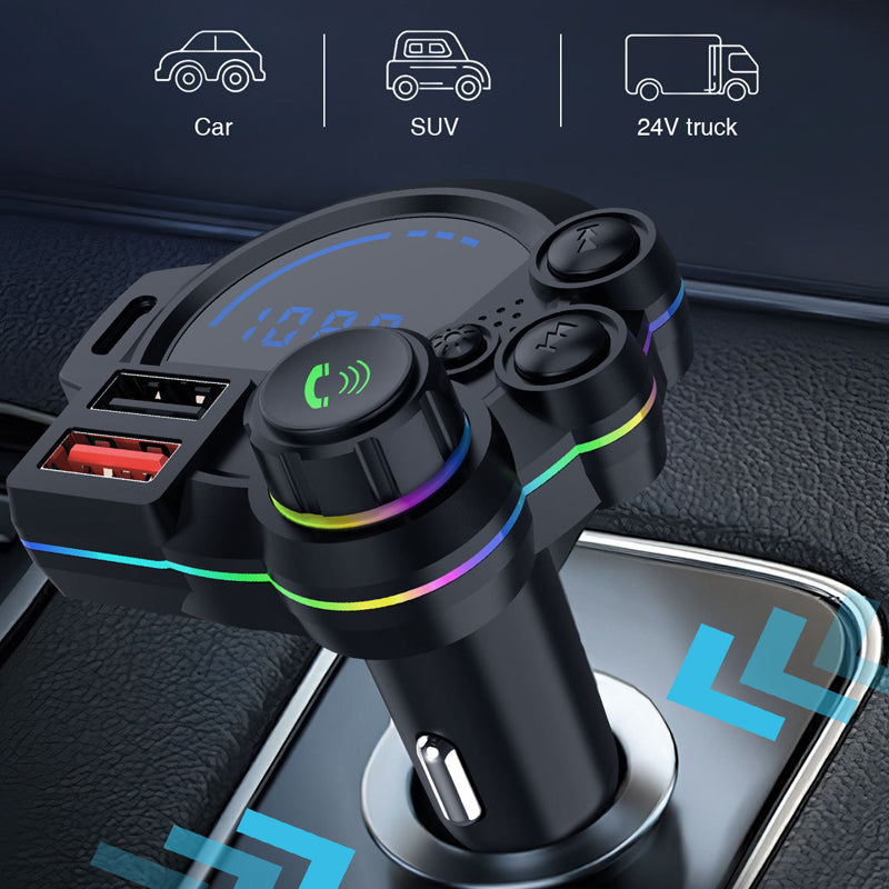 📢📢50% OFF !! ⏰Dual Fast-Charging Car FM Transmitter