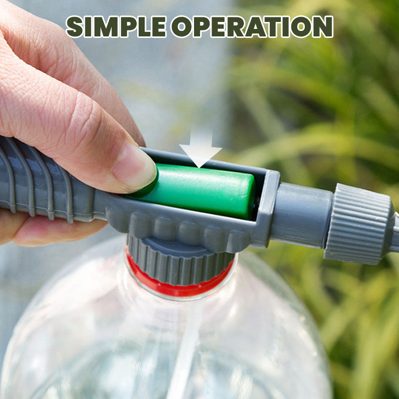 🌿 Manual Drink Bottle Sprayer with Adjustable Nozzle‑Portable DIY Garden Spray Tool, Fits Standard Plastic Bottles for Plant Watering, Fertilizing & Pest Control