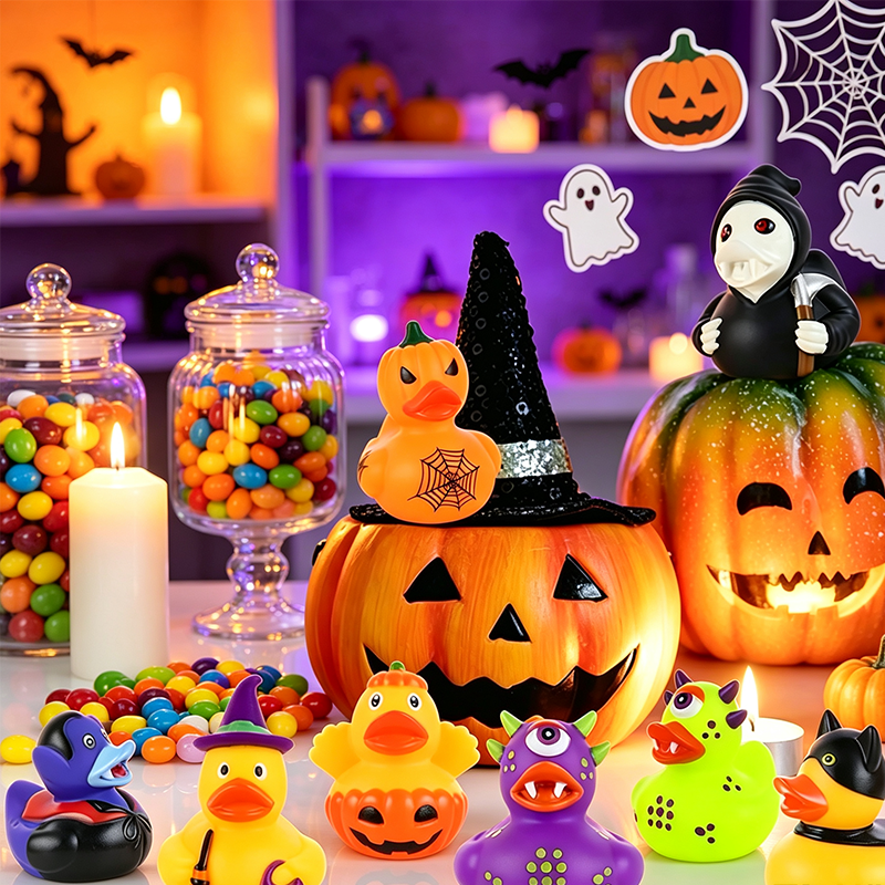 🎉 2026 Sale — Over 24,600 Sold!💞 Halloween Duck Bath Toy for Kids – Playful 🦆