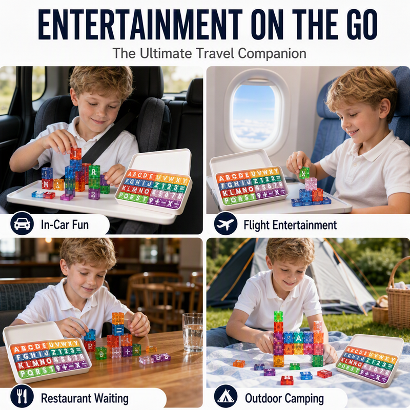 📚 Build Words, Count & Create – 40-Piece Magnetic Alphabet & Number Set. Durable & Easy to Store.