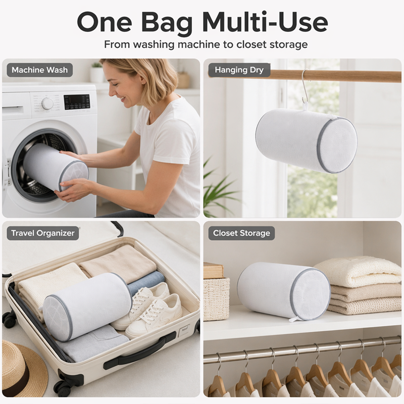 Sandwich Mesh Shoe Washing Bag for Laundry Machine