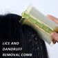 🎋 57% OFF! Bamboo Styling Double-Sided Fine Teeth Comb | Removes Lice & Dandruff | Ergonomic Grip | All Hair Types | For Adults, Kids & Pets 🌿✨