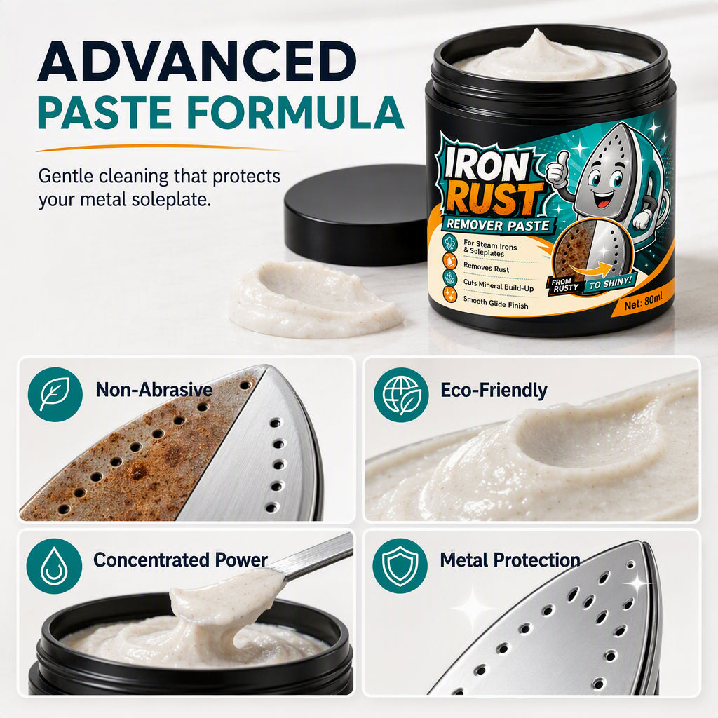 🔥Hot Sale 50% OFF🔥 Iron Soleplate Cleaner Paste – Removes Rust & Scale, Non-Abrasive 🔥