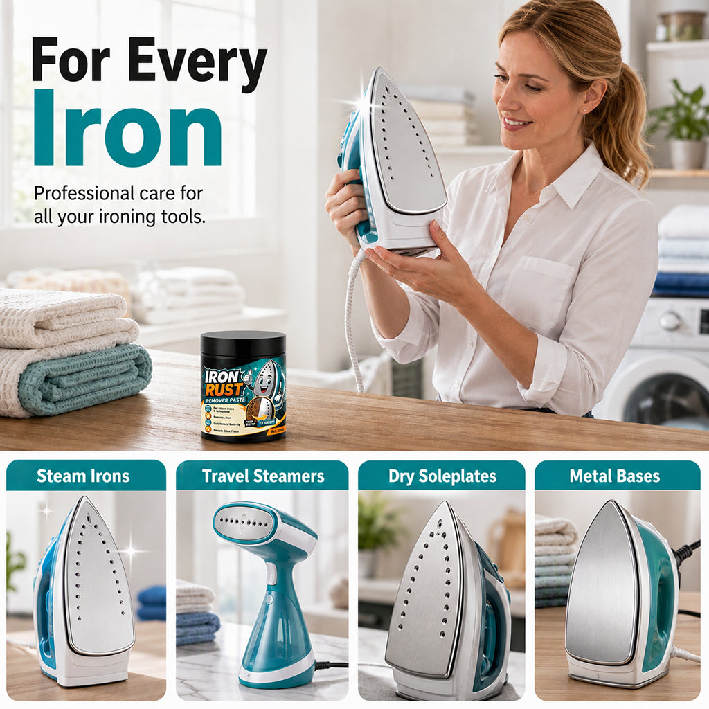 🔥Hot Sale 50% OFF🔥 Iron Soleplate Cleaner Paste – Removes Rust & Scale, Non-Abrasive 🔥