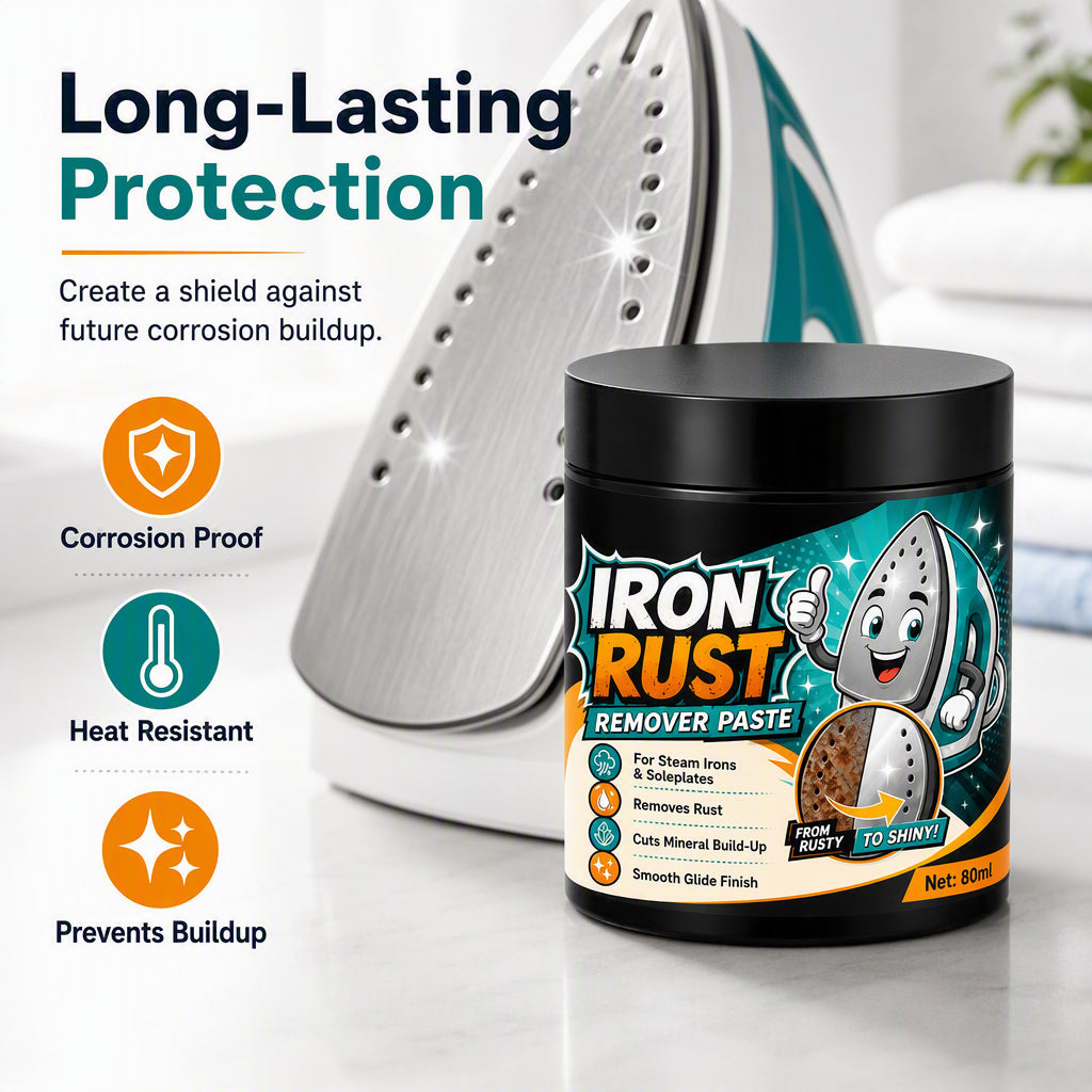 🔥Hot Sale 50% OFF🔥 Iron Soleplate Cleaner Paste – Removes Rust & Scale, Non-Abrasive 🔥