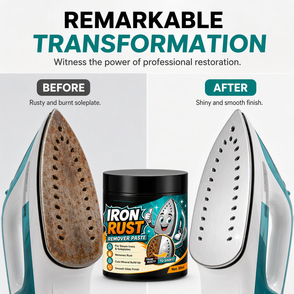 🔥Hot Sale 50% OFF🔥 Iron Soleplate Cleaner Paste – Removes Rust & Scale, Non-Abrasive 🔥
