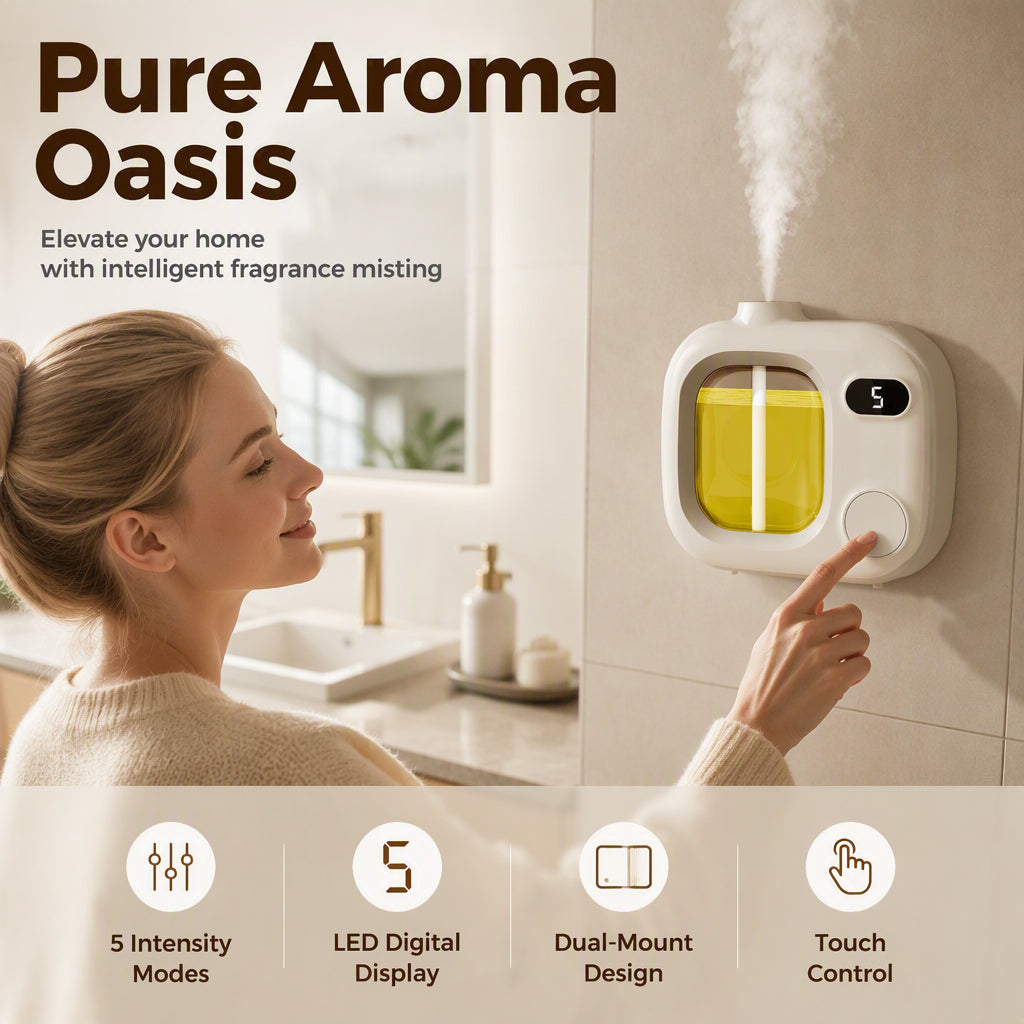 💗LAST DAY SALE 60% OFF⚡Smart LED Aroma Diffuser with Mist ControlSmart LED Aroma Diffuser with Mist Control