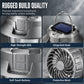 🔥Hot Sale 60% OFF🔥 Solar Folding Fan – 1200mAh, USB-C Rechargeable, LED Light, for Camping 🏕️
