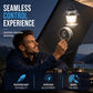 🔥Hot Sale 60% OFF🔥 Solar Folding Fan – 1200mAh, USB-C Rechargeable, LED Light, for Camping 🏕️