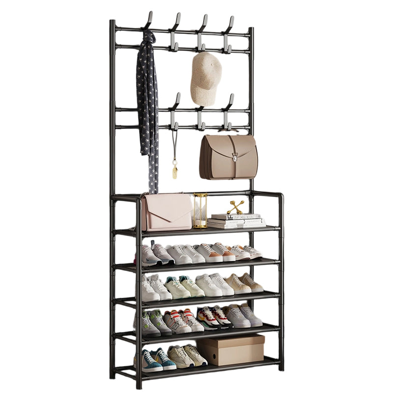 ⏳Time-Limited Special⏰ 3-in-1 Entryway Coat Rack and Shoe Storage Organizer, 4 or 5 Tiers