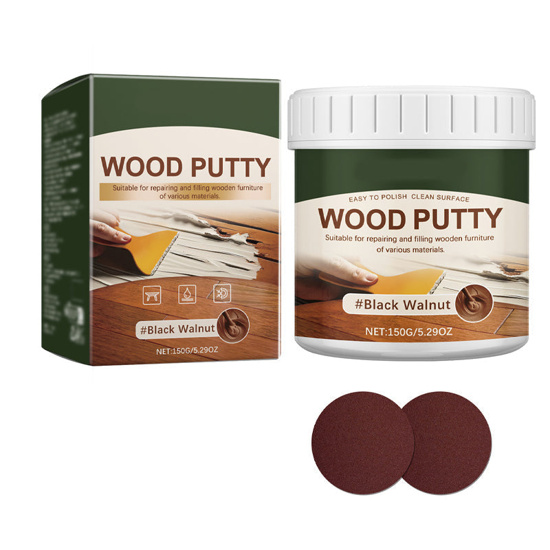 🔥FLASH SALE🔥 Wood Repair Filler Putty – Fills Cracks & Chips, Smooths Surfaces, Blends with Dark Wood – Easy Application!