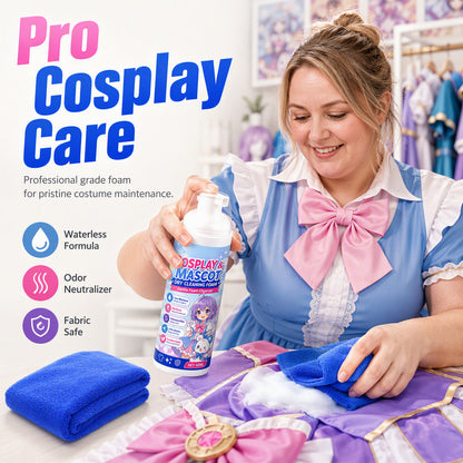 Portable Fabric Cleaner Foam 60ml with Cleaning Towel