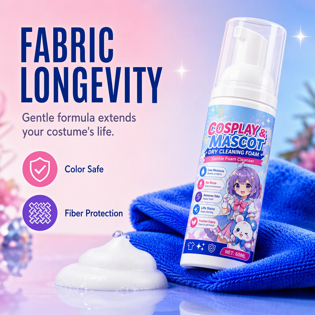 Portable Fabric Cleaner Foam 60ml with Cleaning Towel