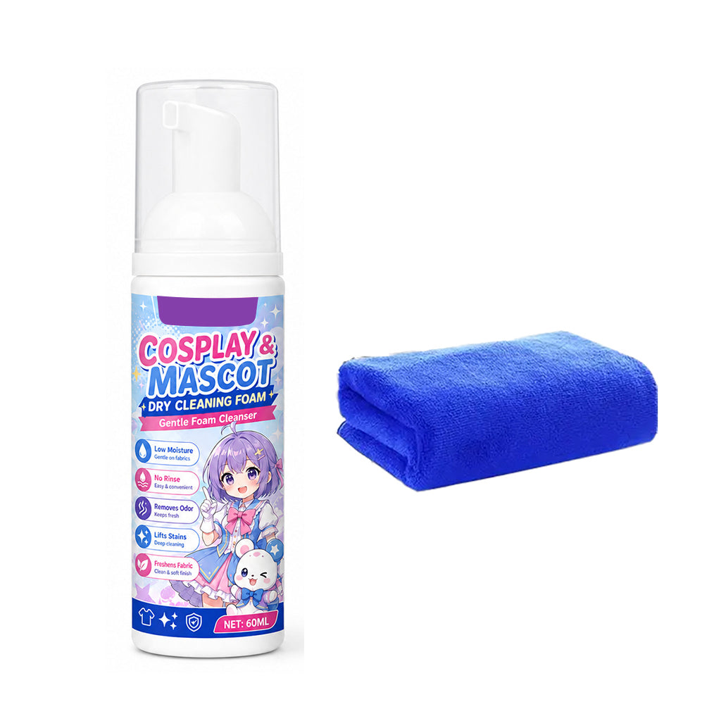 Portable Fabric Cleaner Foam 60ml with Cleaning Towel