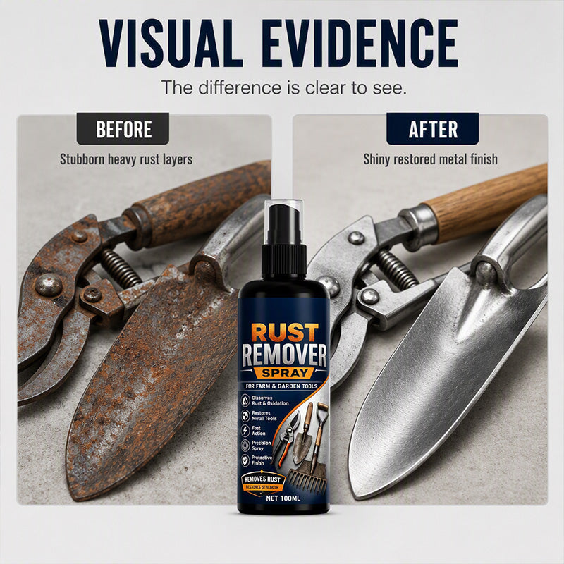 🔥Hot Sale 57% OFF🔥 Rust Remover Spray for Metal – Helps Dissolve Rust, 100ml, for Iron & Steel 🔧