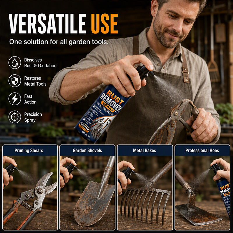 🔥Hot Sale 57% OFF🔥 Rust Remover Spray for Metal – Helps Dissolve Rust, 100ml, for Iron & Steel 🔧