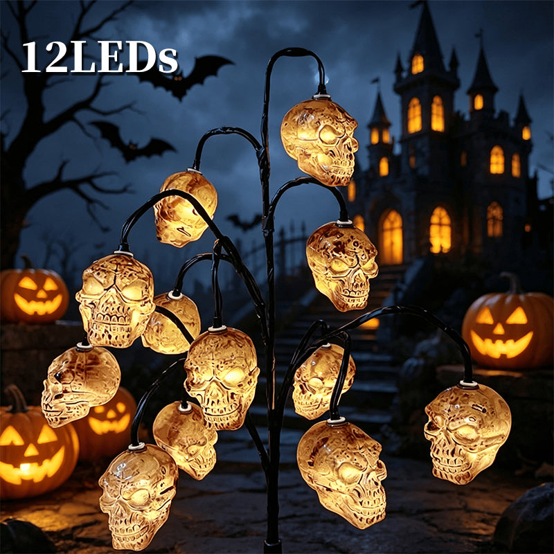 🥳2026 HOT SALE🥳💞50K+ SOLD!🎃🦇 50% OFF!👻Waterproof Halloween Pumpkin Solar Branch Lights