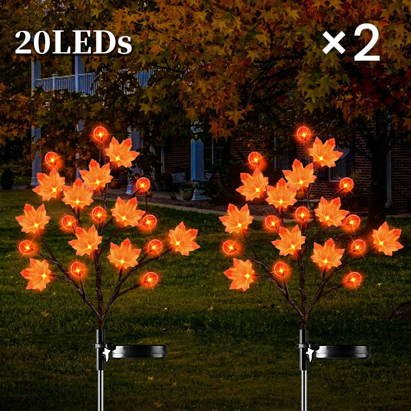 🥳2026 HOT SALE🥳💞50K+ SOLD!🎃🦇 50% OFF!👻Waterproof Halloween Pumpkin Solar Branch Lights