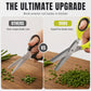 📢📢57% OFF !! ⏰Multi-Layer Stainless Steel Kitchen Scissors