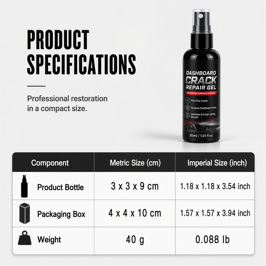 🥳2026 HOT SALE🥳💞50K+ SOLD!🛡️✨ 57% OFF! Professional Car Dashboard Crack Repair Gel – Fills cracks seamlessly, blends with original texture. UV defense prevents sun damage – restore your dashboard like new! 🚗💎