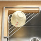 🧽 No More Slimy Sponges – Stainless Steel Corner Rack with Fast-Drain Tray. Keeps Counters Dry. US Stock