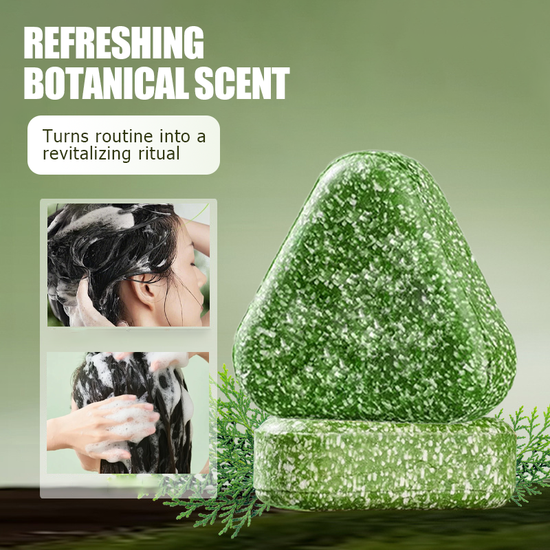 🌿WEAK, BREAKING HAIR? STRENGTHEN FAST!🌿 Shampoo Bar – Ginseng & Cypress Nourish Roots, Soothes Scalp – Reduces Breakage & Oil! 🛡️