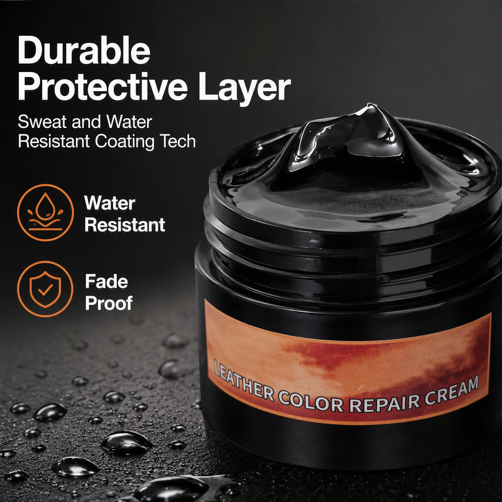 🔥 Multi-Purpose Car Interior Repair Paste – Water-Based Wax with Deep Penetrating Color Restoration – Ideal for Leather, Plastic & Dashboard Scuffs 🚗🛡️